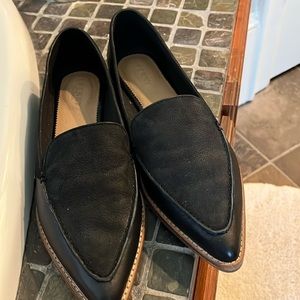 Blue/Black Sperry pointy flats!